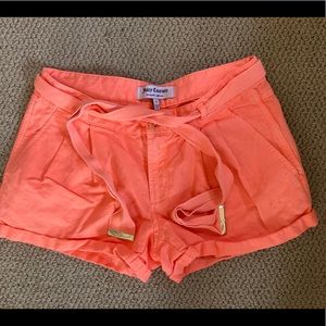 Juicy Couture Neon Orange Shorts - Sz 0
